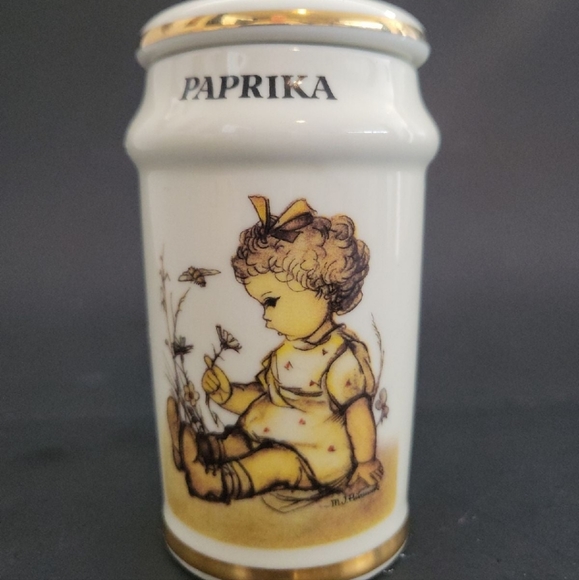 M.J. Hummel 1987 Cham, Switzerland Spice Jars (8). Made in Japan. - Picture 6 of 12